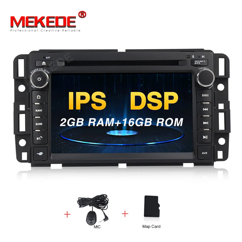 Mekede Android9.0 встроенный DSP ips автомобильный DvD gps мультимедийный плеер для Chevrolet/Silverado/Tahoe/Monte GMC Yukon/Denali/Acadia - Цвет: Standard model