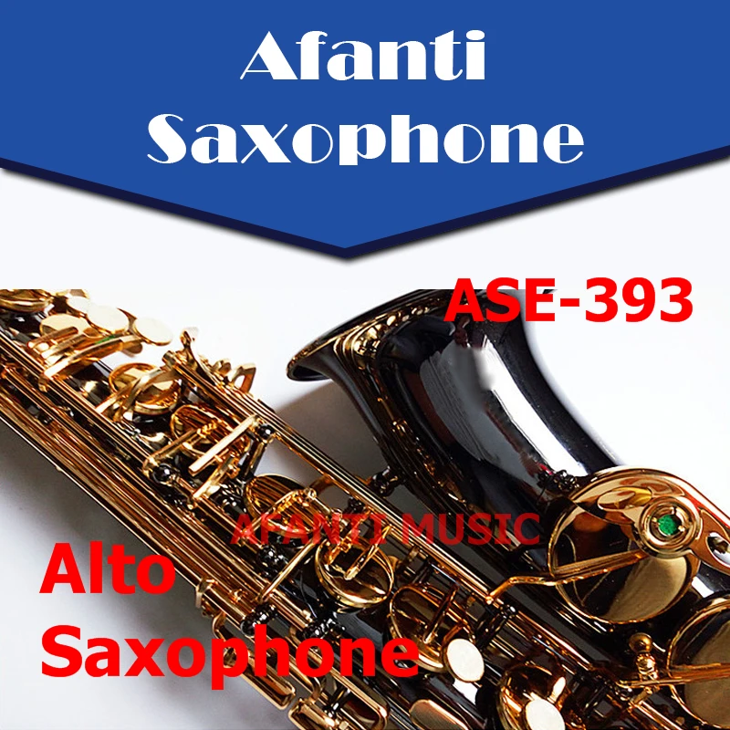 Afanti музыка Eb Тон/латунный корпус/золото Alto Саксофоны(ase-393