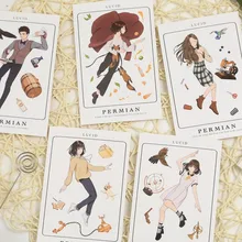 1 шт. Sobriety закладки в коробке ручная роспись креативные DIY30 листов в