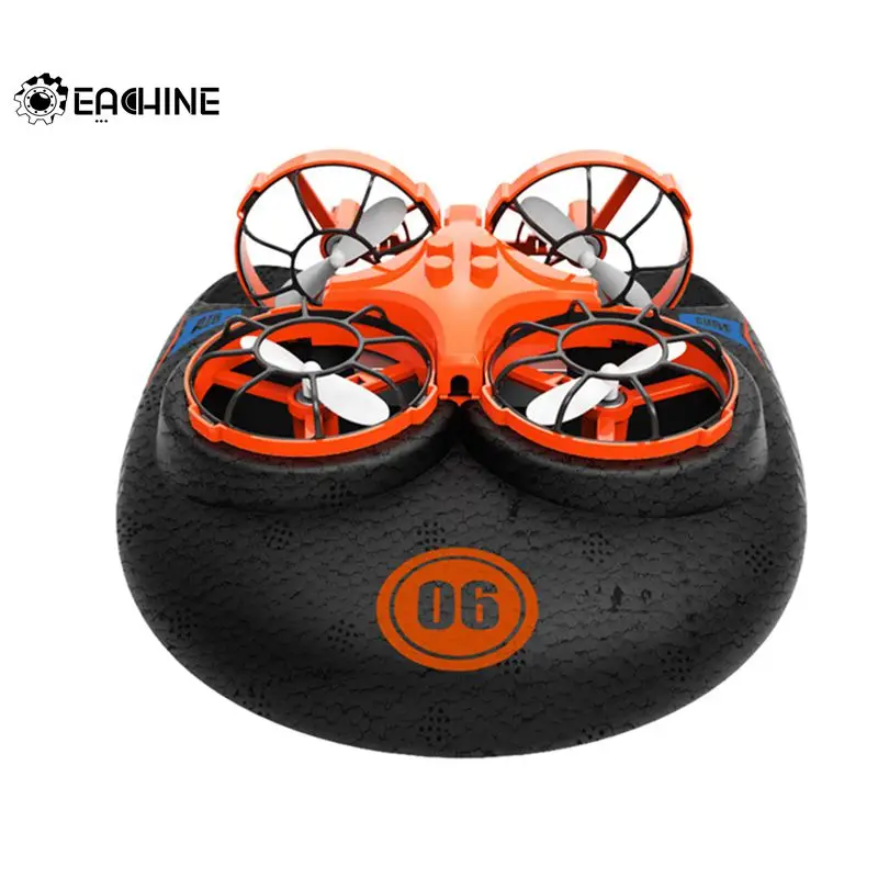 Eachine E016F 3-в-1 ЕНП Летающий воздушный лодка Land режим вождения Съемный один ключ возврата RC Квадрокоптер RTF