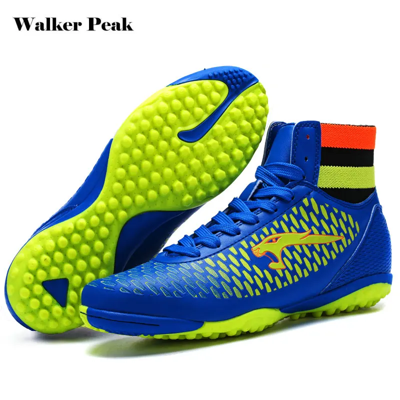 Image High Ankle Football Boots Kids Botines Botas Futbol 2017 Youth Superfly Soccer Sports Shoes Outdoor Training Sneakers Hot Sale