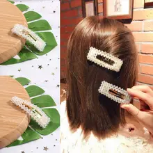 18 видов стилей женские блестящие имитирующие Кристалл BB заколки для волос Элегантные прозрачные ювелирные изделия Бобби шпильки бутик боковая челка оснастка заколка