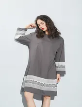 Maternity Dresses Korean Spring Autumn Winter Clothes For Pregnant Women Plus Size Print Long Sleeve Pregnancy Clothing