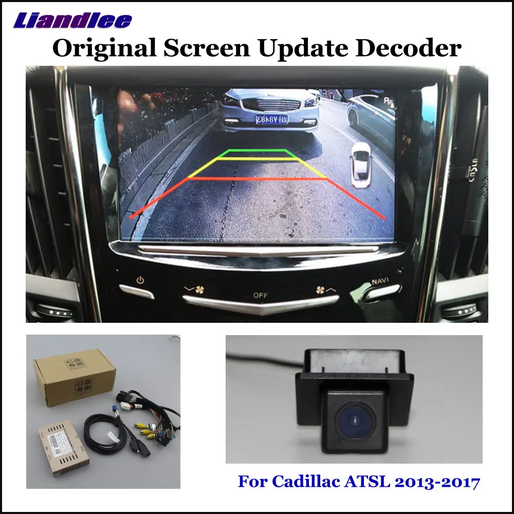 Liandlee оригинальная система обновления экрана для Cadillac ATSL 2013- камера заднего хода/цифровой декодер/камера заднего вида