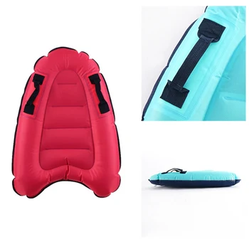 

Free Shipping Children Skateboard With Handle Rafts Inflatable Floating Plate Swimming Floating Bed Surfboard Practice Board