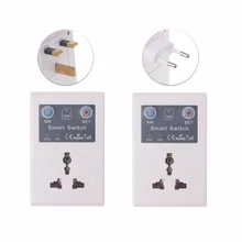 ЕС/Великобритания 220 в телефон RC Дистанционное Беспроводное управление смарт-переключатель GSM розетка разъем питания дистанционный разъем