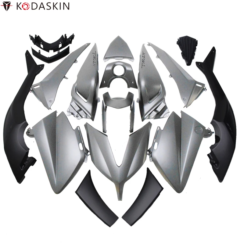 KODASKIN TMAX обтекатель Наборы для Yamaha TMAX 530 XP530 ABS литья под давлением кузова Комплект Nardo серебристо-серый