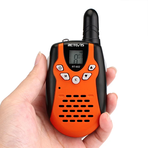 2 шт перезаряжаемая рация для детей Retevis RT602 Walky Talky для детей 0,5 Вт PMR Talkie-рация с батареей Рождественский подарок