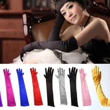 53 см женские танцевальные Сексуальные Длинные многоцветные перчатки Модные Вечерние перчатки