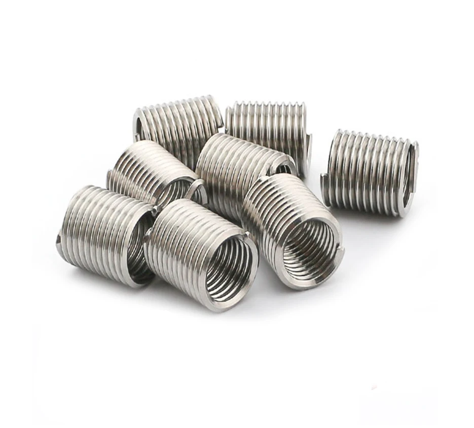 

304 Stainless Steel M2.5*0.45*1/1.5/2/2.5/3D Wire Thread Insert M2 Screw Bushing Wire Coil Screw Sleeve