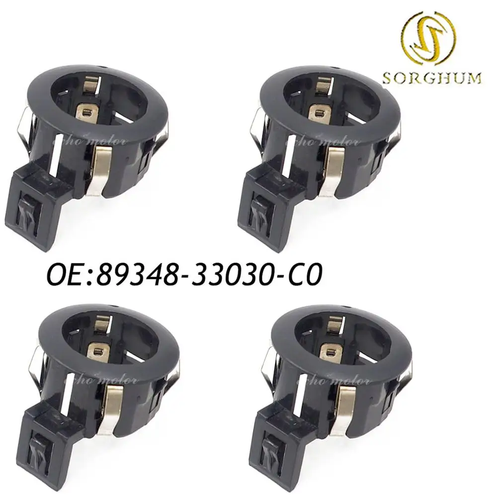 4pcs Parking Sensor Retainer Black Colour Ultrasonic Sensor Retainer