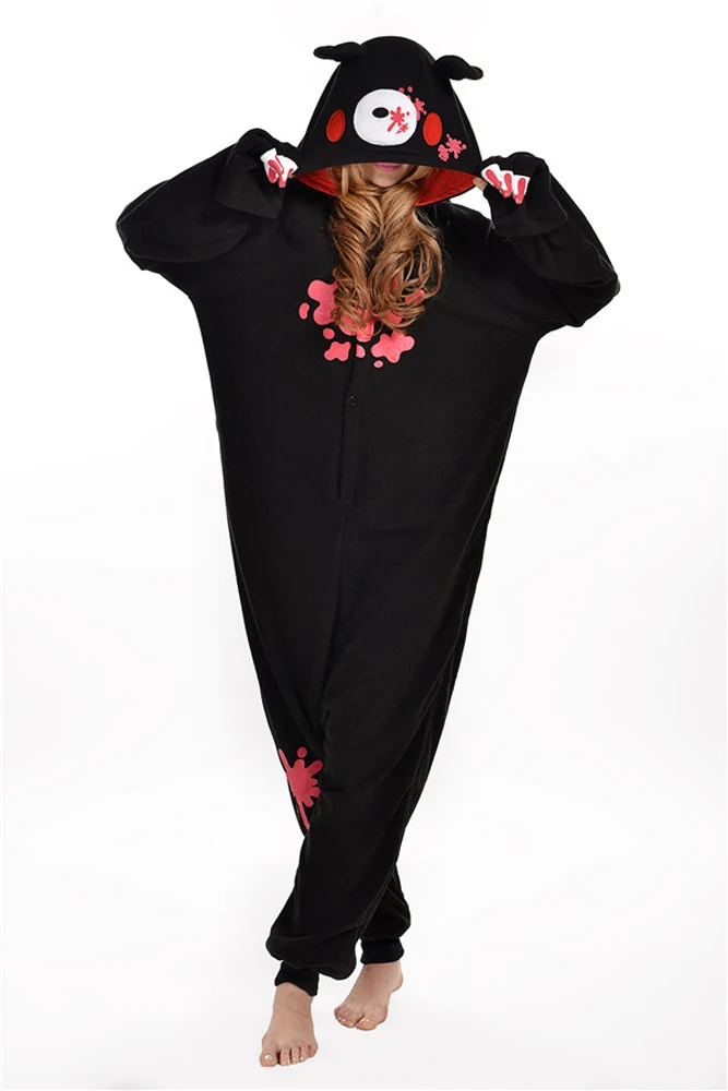 Cosplay Costume black bear Cartoon Animal One Piece