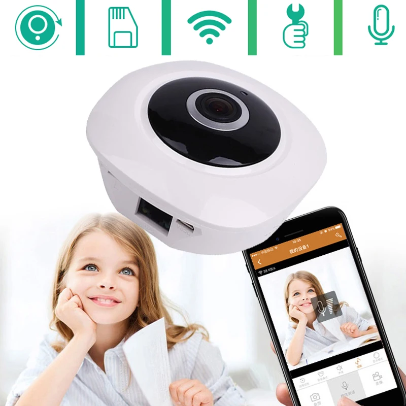 

giantree HD 1080P VR-360 Degree Wireless Panoramic Camer Surveillance Camera EU and US plug Anti-theft Infrared night vision