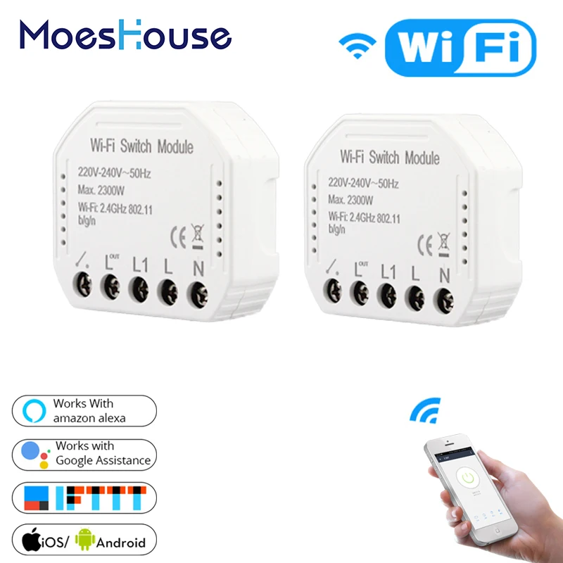 Diy Wifi Smart 2 Way Light Switch Build Your Own Interface Using This Easy To Connect Module huismerk kopen in de aanbieding Diy Wifi Smart 2 Way Light Switch Build Your Own Interface Using This Easy To Connect Module huismerk kopen in de aanbieding