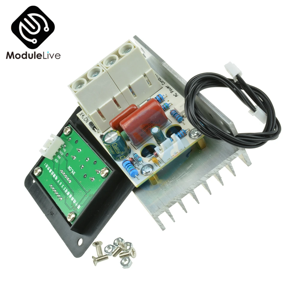 

AC 220V 10000W SCR Voltage Regulator Motor Speed Control Dimming Dimmers Thermostat LED Digital Display