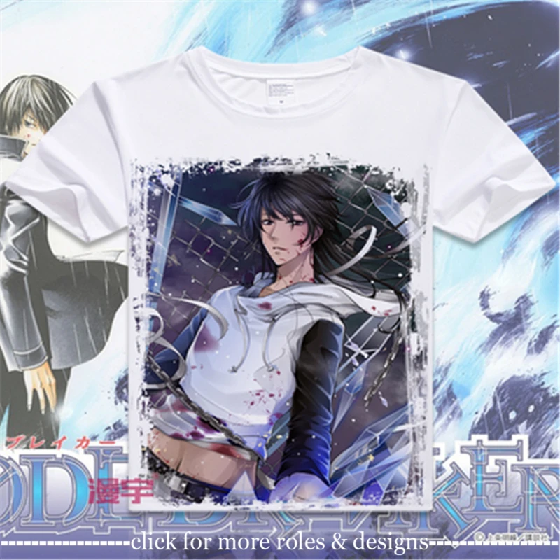 

Code:Breaker Sakura Sakurakoji Rei Ogami Cosplay Costume Cloth Unisex Short Sleeve T-shirt