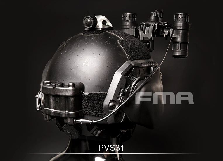 FMA тактический охотничий шлем аксессуары NVB AN-PVS31 манекен с светильник функция версия B(черный) TB1284-B