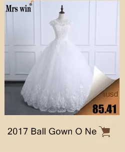 2017 New Arrival Engerla Half Sleeve Lace Wedding Dress Boat Neck Bride Gown Lace Up Ball Gown Princess Simple Wedding Frock