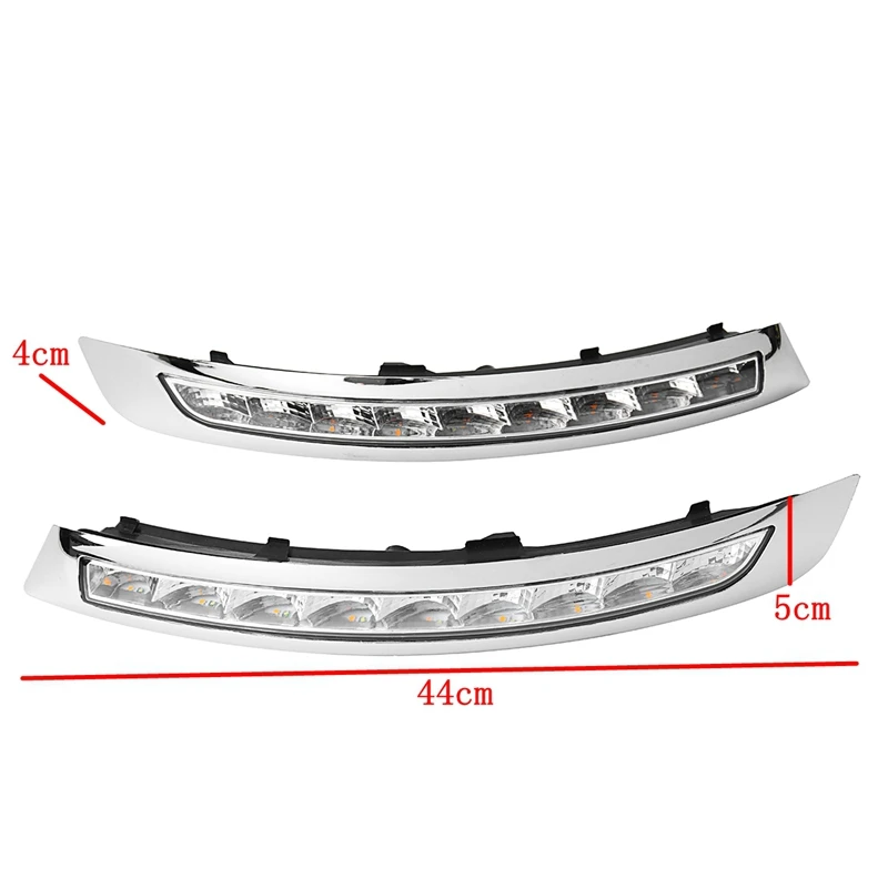 1 пара Автомобильных СВЕТОДИОДНЫХ Drl дневных ходовых огней, противотуманных фар, мигающих огней, поворотных сигнальных огней, бамперов, противотуманных фар для Volvo Xc90 2007 2
