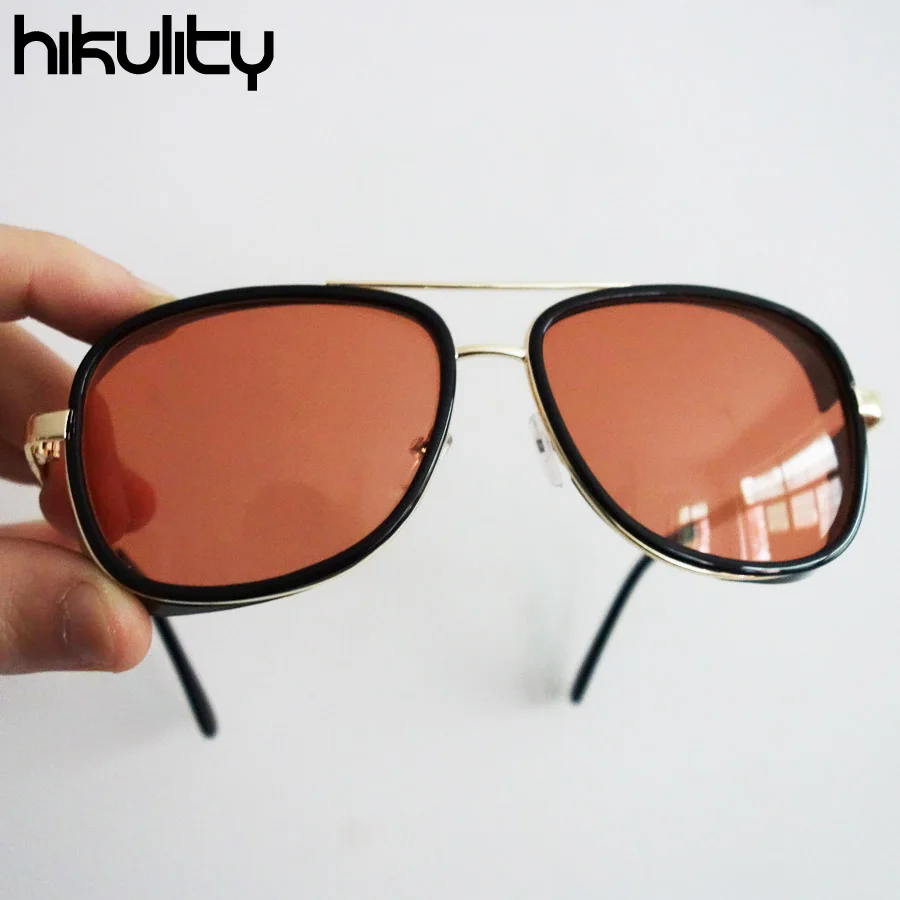 Iron Man 3 Tony Stark Sunglasses for Men - Superhero Gothic Male Steampunk Goggles in Red image 5