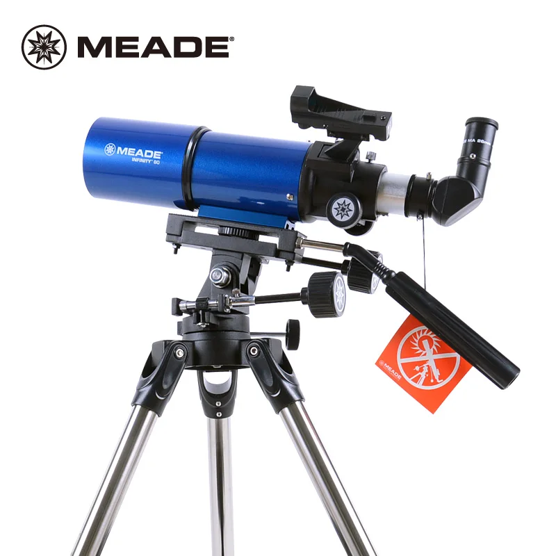Профессиональный астрономический рефрактор Meade 80AZ телескоп со звездой луной HD
