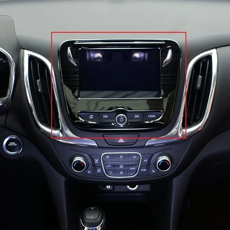 

Car Control System Navigation Interior Promote Automobile Modified Sticker Strip Protecter 17 18 19 FOR Chevrolet Equinox
