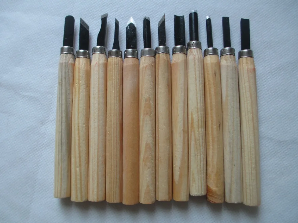Multi function 12Pcs/set Wood Carving Hand Tools Chisel Woodcarving