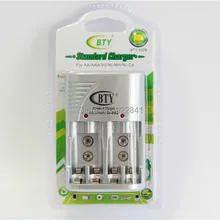 Стандартное зарядное устройство, 10 шт./партия, для AA/AAA/9 В/Ni-MH/Ni-Cd аккумуляторная батарея, штепсельная вилка европейского стандарта США