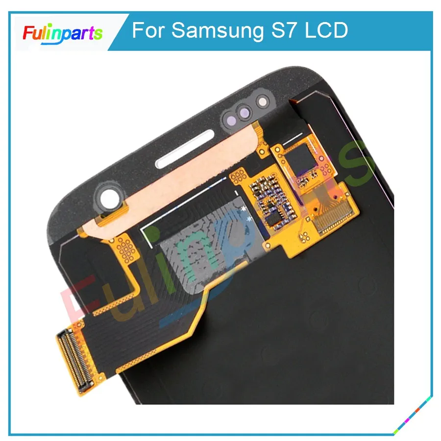 SM0127  For Samsung Galaxy S7 G930 G930F BlackWhiteGold 5.1 inch LCD Glass Screen with Touch Digitizer Assembly(2)