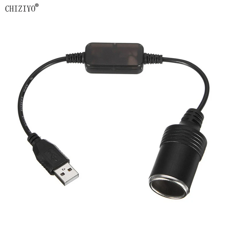 30 см конвертер адаптер проводной контроллер USB порт в 12 В розетка для