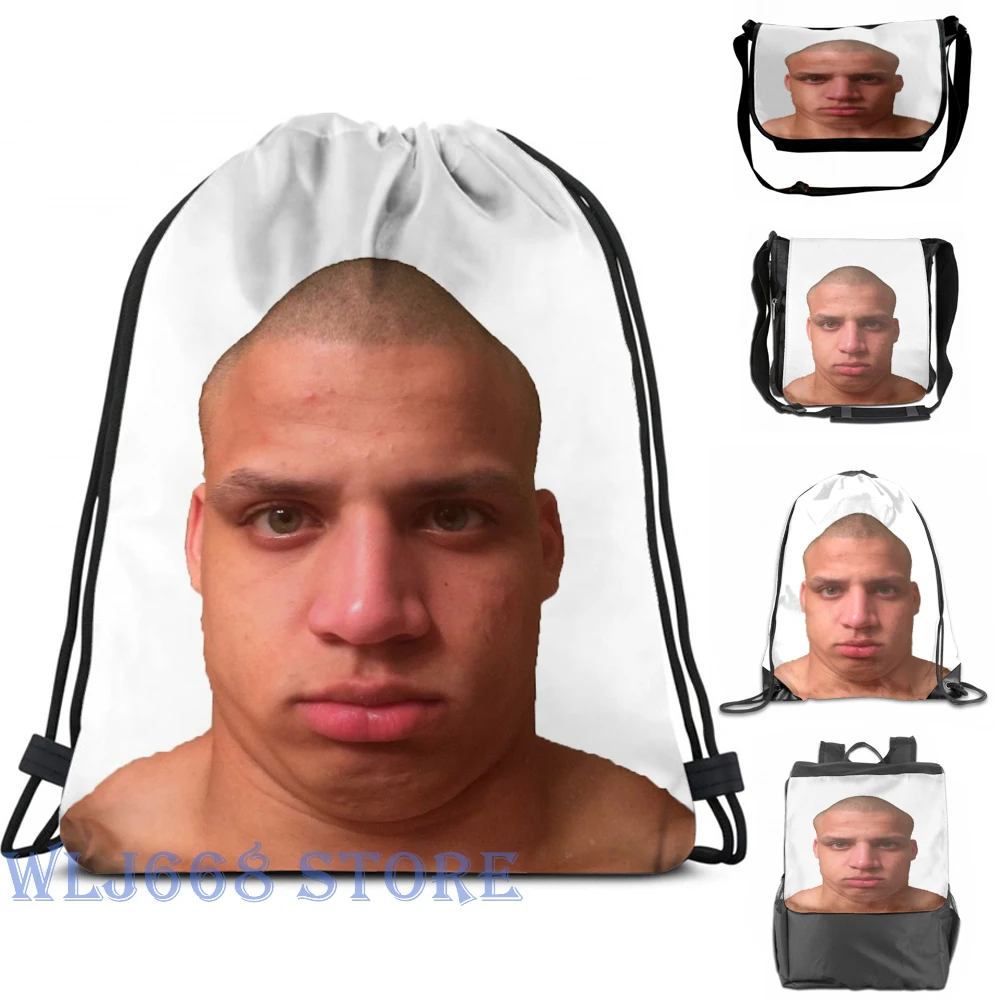 Забавные сумки через плечо с графическим принтом для женщин Tyler1 Selfie на одно плечо рюкзак для путешествий для мужчин спортивная сумка