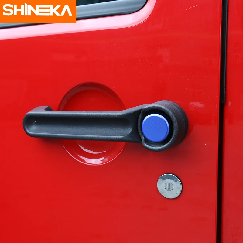 SHINEKA наклейка на автомобиль из алюминиевого сплава с ручкой для Jeep Wrangler JK 2007 2017|car