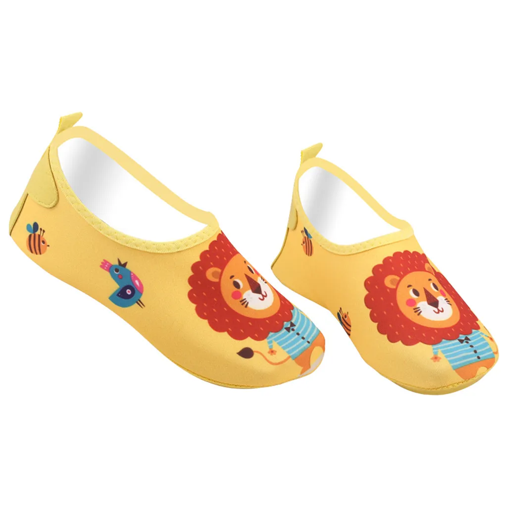 

Kids Quick Drying Swim Water Shoes Casual Footwear Barefoot LightWeight Aqua Socks For Beach Pool Cartoon Children Slippers