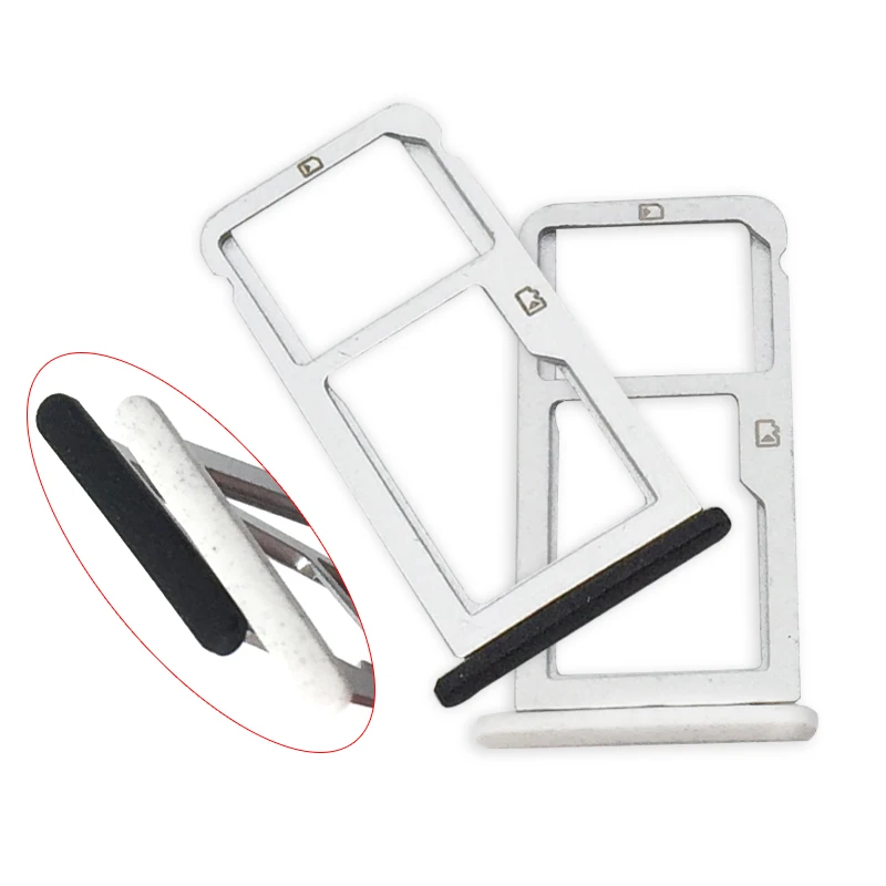 

1pcs New Tested For ZTE Blade A512 Sim Card Reader Holder Sim Tray Replacement Part Black/White