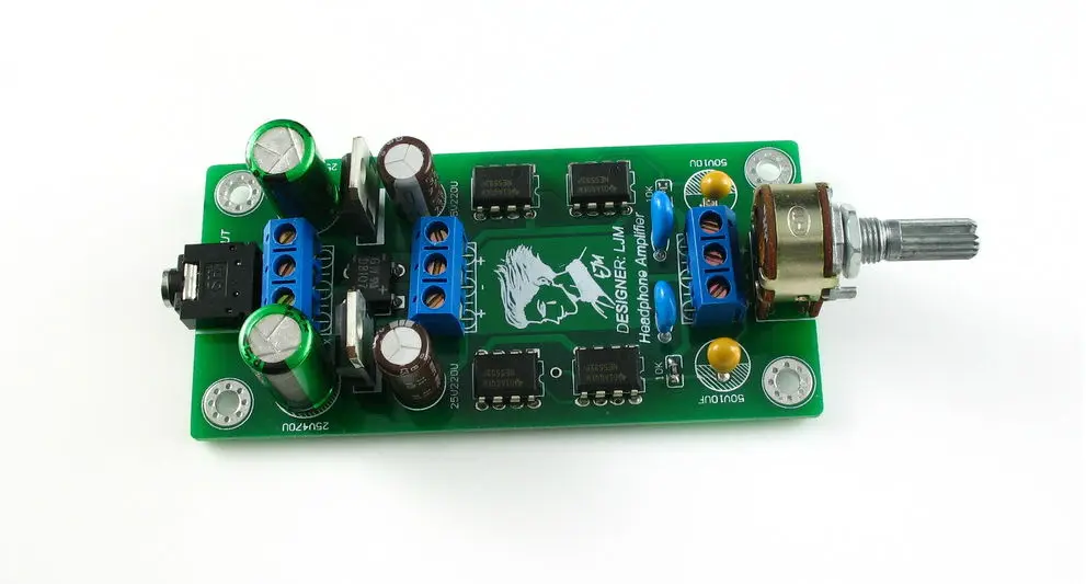 Douk аудио HiFi усилитель для наушников Стерео предусилитель плата DIY