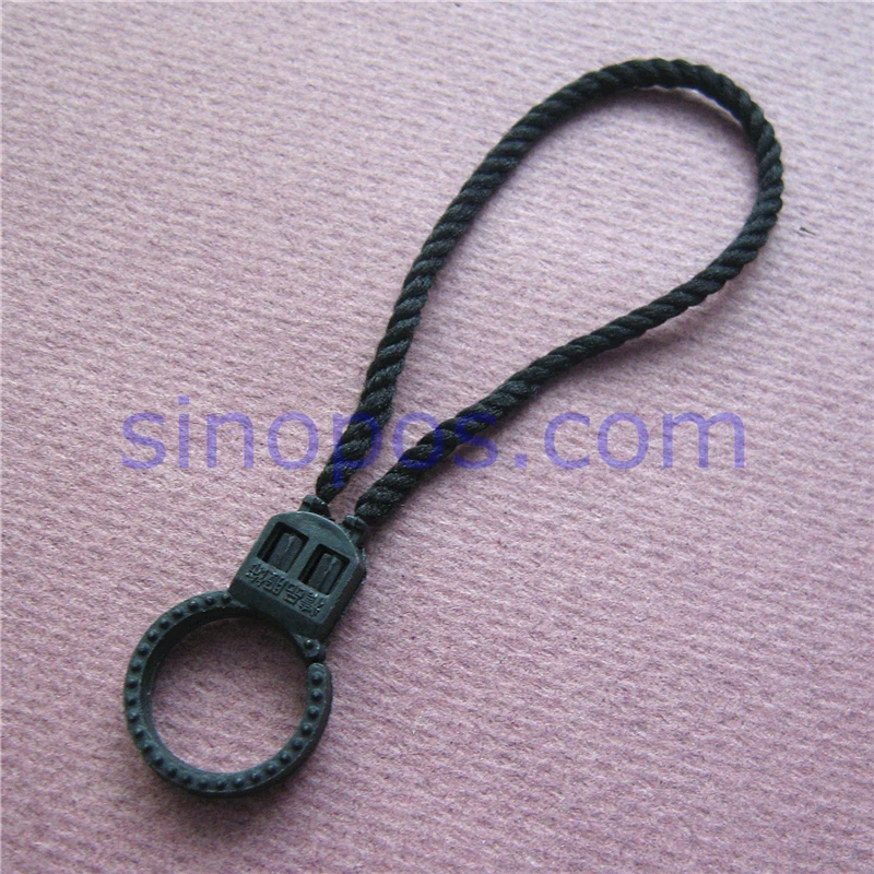

Novel Buckle Hangtag Seal, split ring heavy string cord purse bag luggage hanging rope loop lock clothes jeans price tag thread