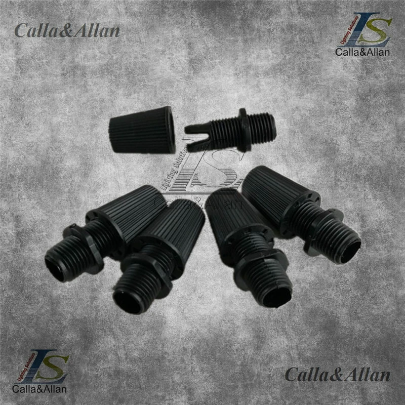 

(100pcs/lot) black plastic cable grips item 007 suit for M10 socket and ceiling plate DIY lighting wire grips