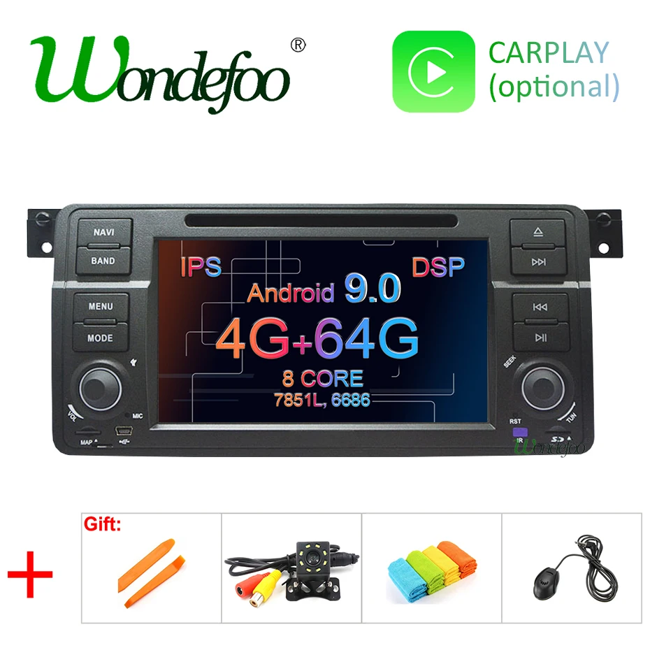 

Android 9.0 DSP IPS 4G 64G ROM GPS Radio For BMW E46 M3 Land Rover 75 3 Series Car DVD Player Multimedia Navigation Stereo Auto