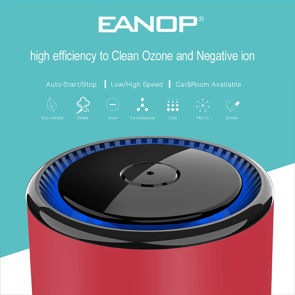 EANOP P600 очиститель воздуха для автомобиля, очиститель воздуха для автомобиля, чистый формальдегид в комнате, офисе, автомобиле