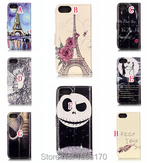 Teddy Bear Elephant Wallet Leather Pouch Case For Iphone 7