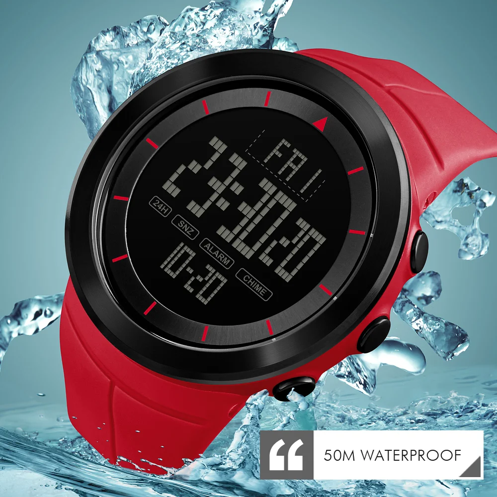 

SKMEI Men Sports Watch Data Multifunction Running Watches Digital Stopwatch Watch Alarm Clock Double Countdown Relogio Masculino