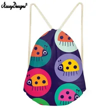 NOISYDESIGNS Spot The Big Bug Printed Drawstring Bag Travel Zaino Backpack For Children Daily Boys Girls Bags Drop Shipping