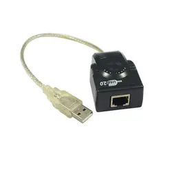 USB внешний быстро USB2.0 10/100 Mbps Ethernet кабель сетевой адаптер для ноутбуков MosChip MCS7830