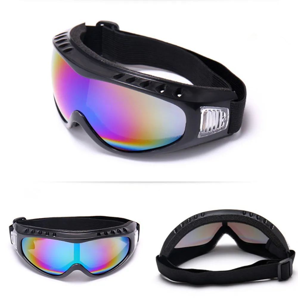1 шт многоцветные очки для сноуборда для взрослых лыжные очки Снаряжение спортивные лыжные очки Анти-туман УФ двойные линзы лыжные очки oc24