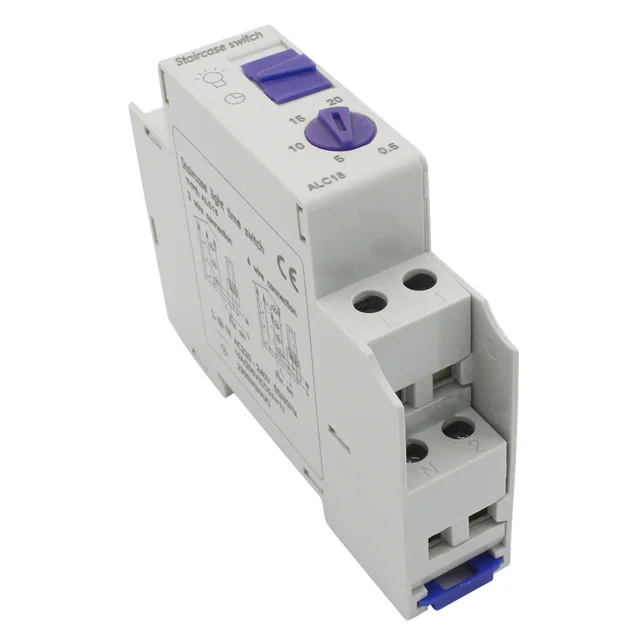 Staircase Lighting Timer Switch Timer Relay 250VAC 16A Used for