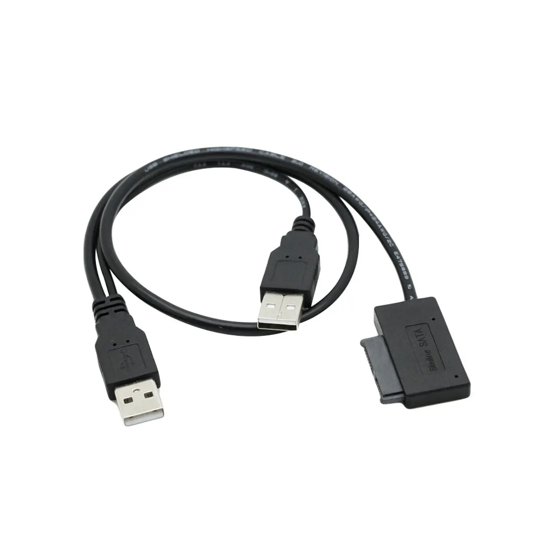 

Hot USB 2.0 to Mini Sata II 7+6 13Pin Adapter Converter Cable Screws steady style for Laptop CD/DVD ROM Slimline Drive