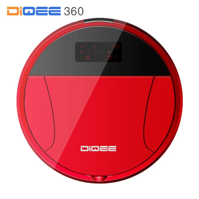 

DIQEE 360 Smart Robot Vacuum Cleaner For Home Sweeping Dust Gyro Navigation Planned Clean WIFI Phone RC Camera