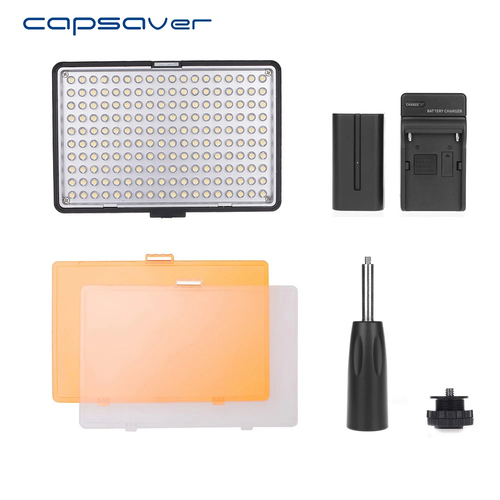 Профессиональный светодиодный светильник capsaver для видеозаписи ручной