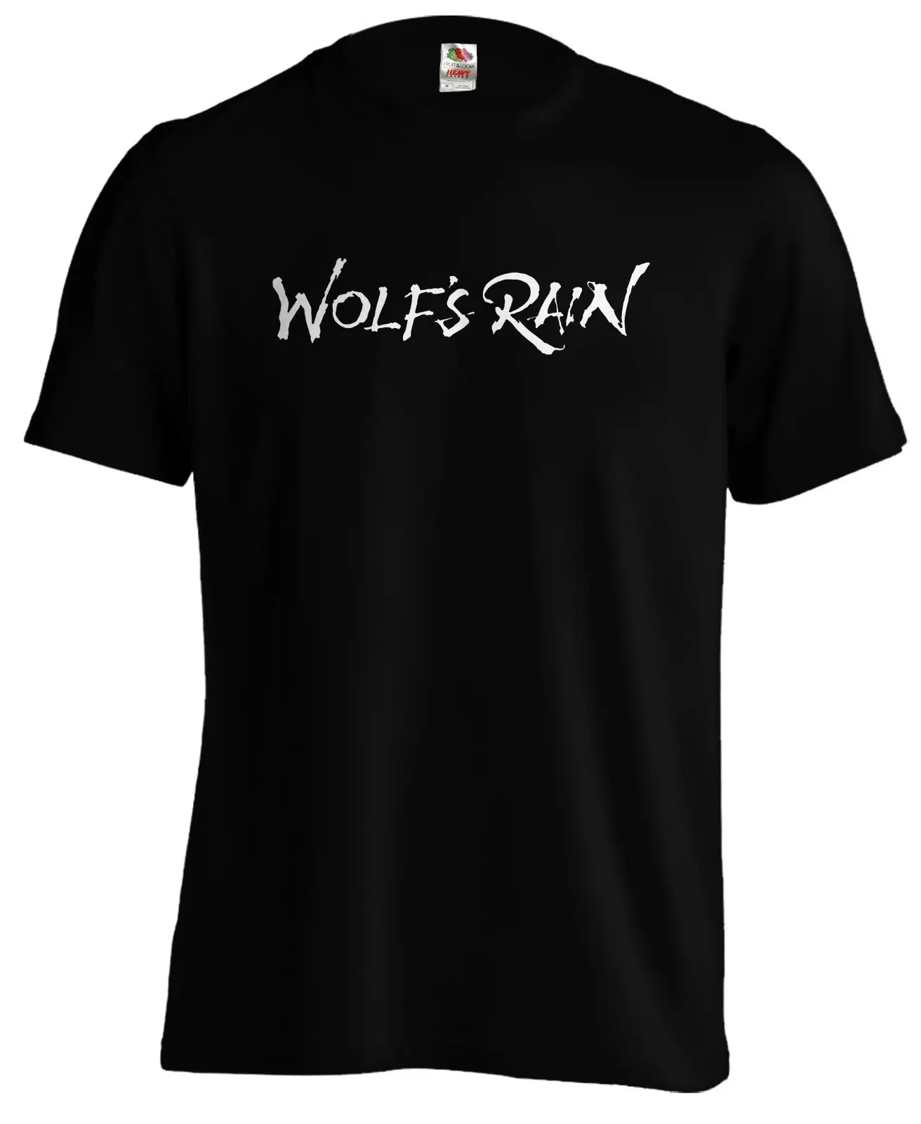 Футболка с логотипом волка и дождя Классическая футболка аниме Wolfs Manga бесплатная