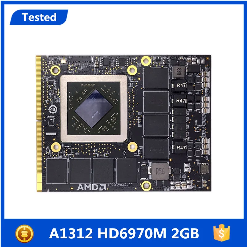 

Sale A1312 HD6970m 2GB HD6970 Graphics card for Apple iMac 27" 6970 2G 2011 Year VGA Video Card 109-C29657-10